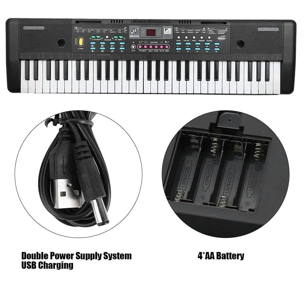 Electronic Keyboard Piano Piano 61-Keys MQ 6112