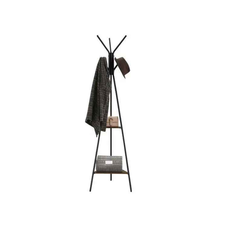 VASAGLE Coat Rack Stand 2 Shelves