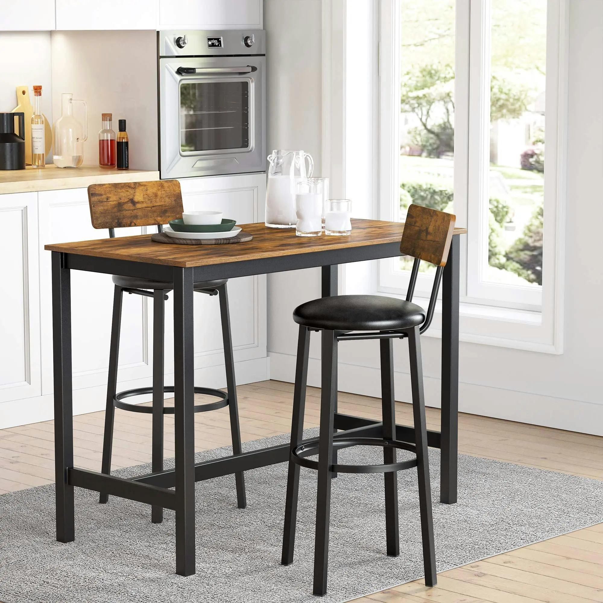 VASAGLE Bar Stools 2-Pack