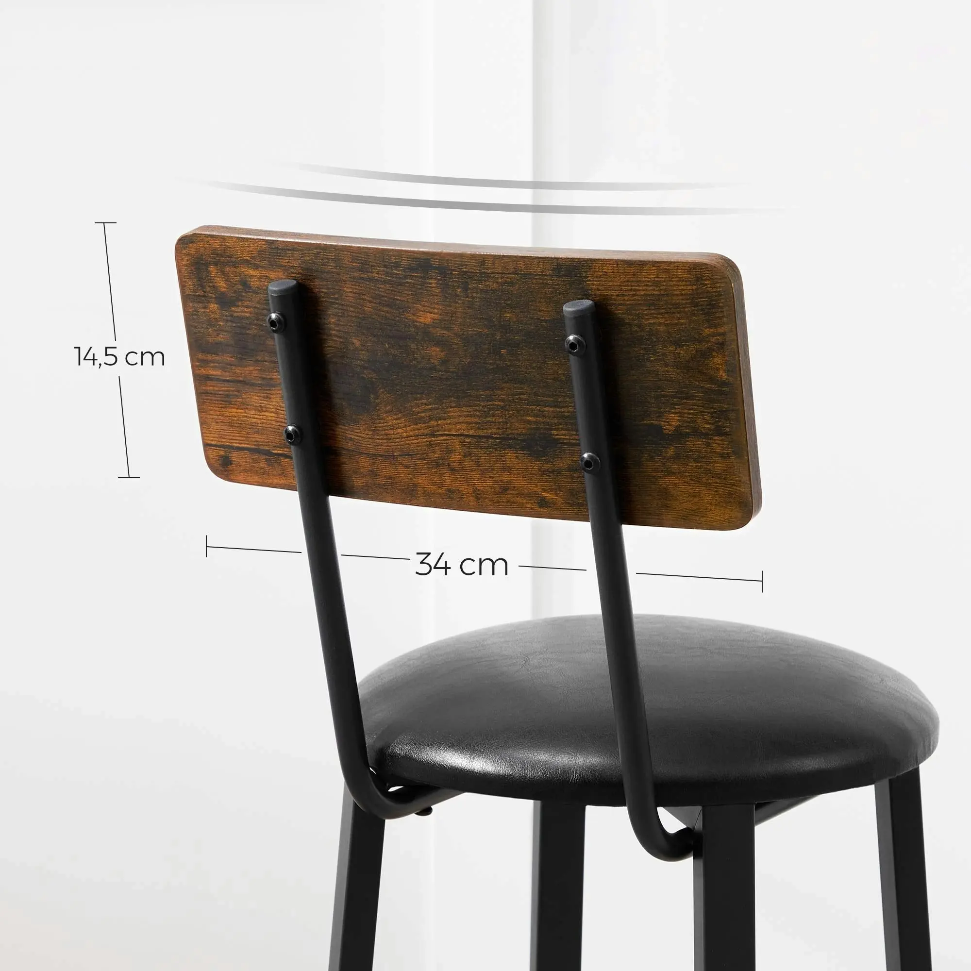 VASAGLE Bar Stools 2-Pack