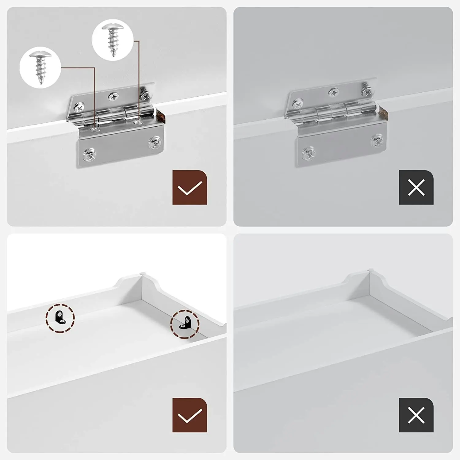 VASAGLE Storage Chest, Storage Trunk with 2 Safety Hinges