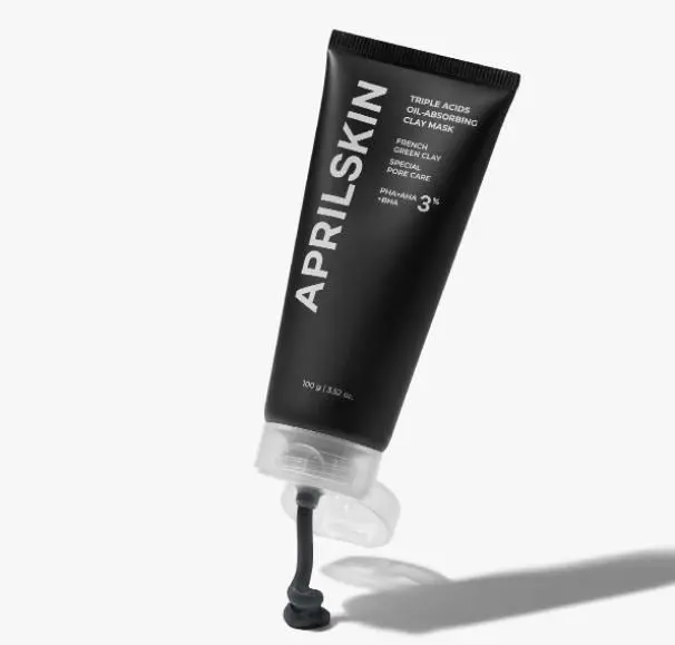 APRILSKIN Triple Acids Ole-Absorbing Clay Mask 100g + Real Jelly Brush