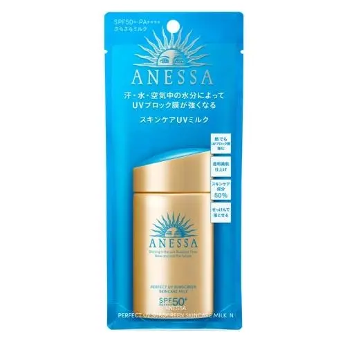 Shiseido Anessa Perfect Uv Sunscreen Skincare Milk Spf50+ PA++++ 90ml