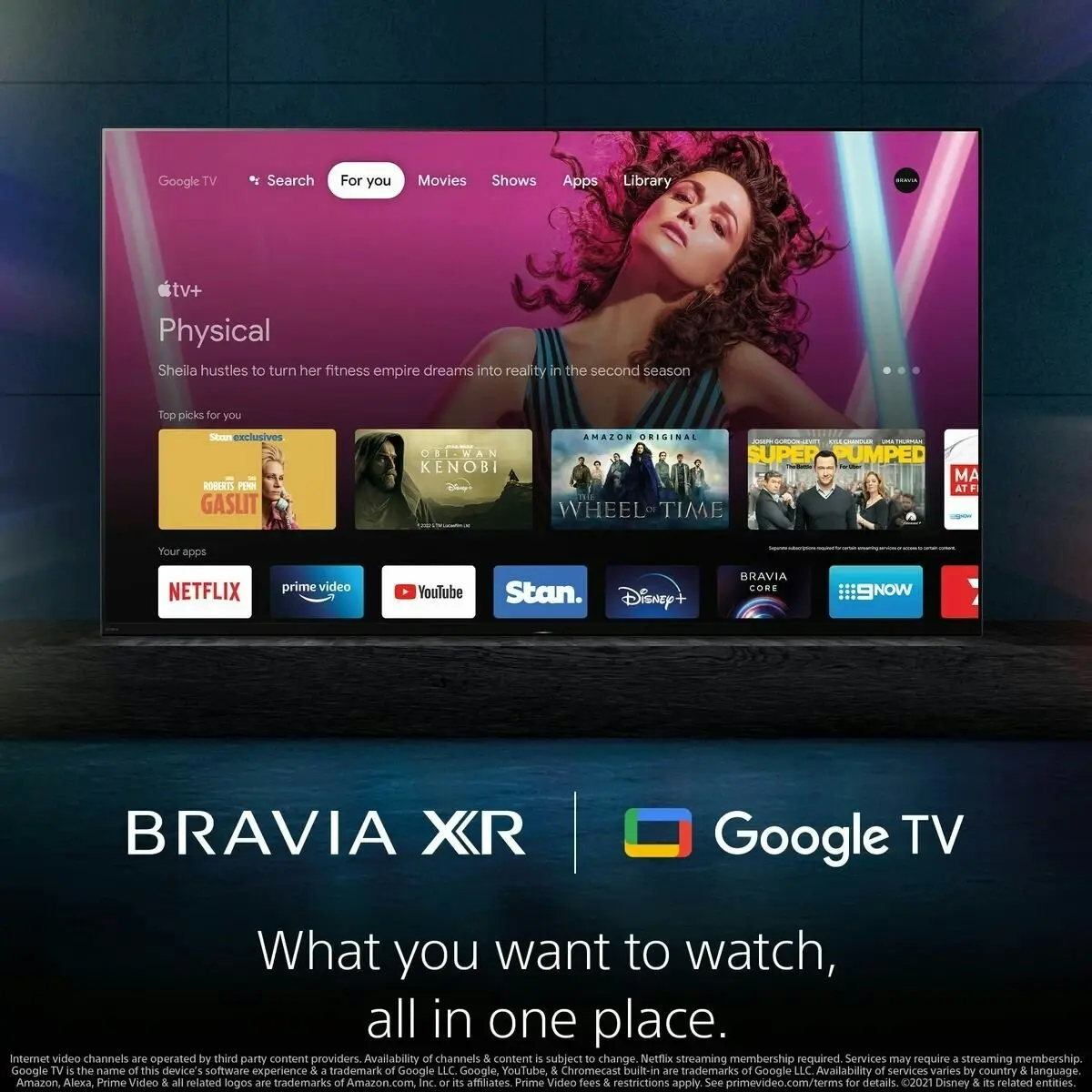 Sony 75 Inch X95K Bravia XR Mini LED 4K Google TV