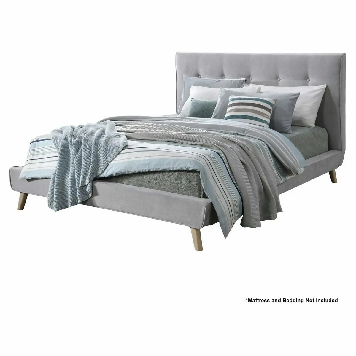 Ostro Furniture Ostro Nellie King Bed Base & Bedhead