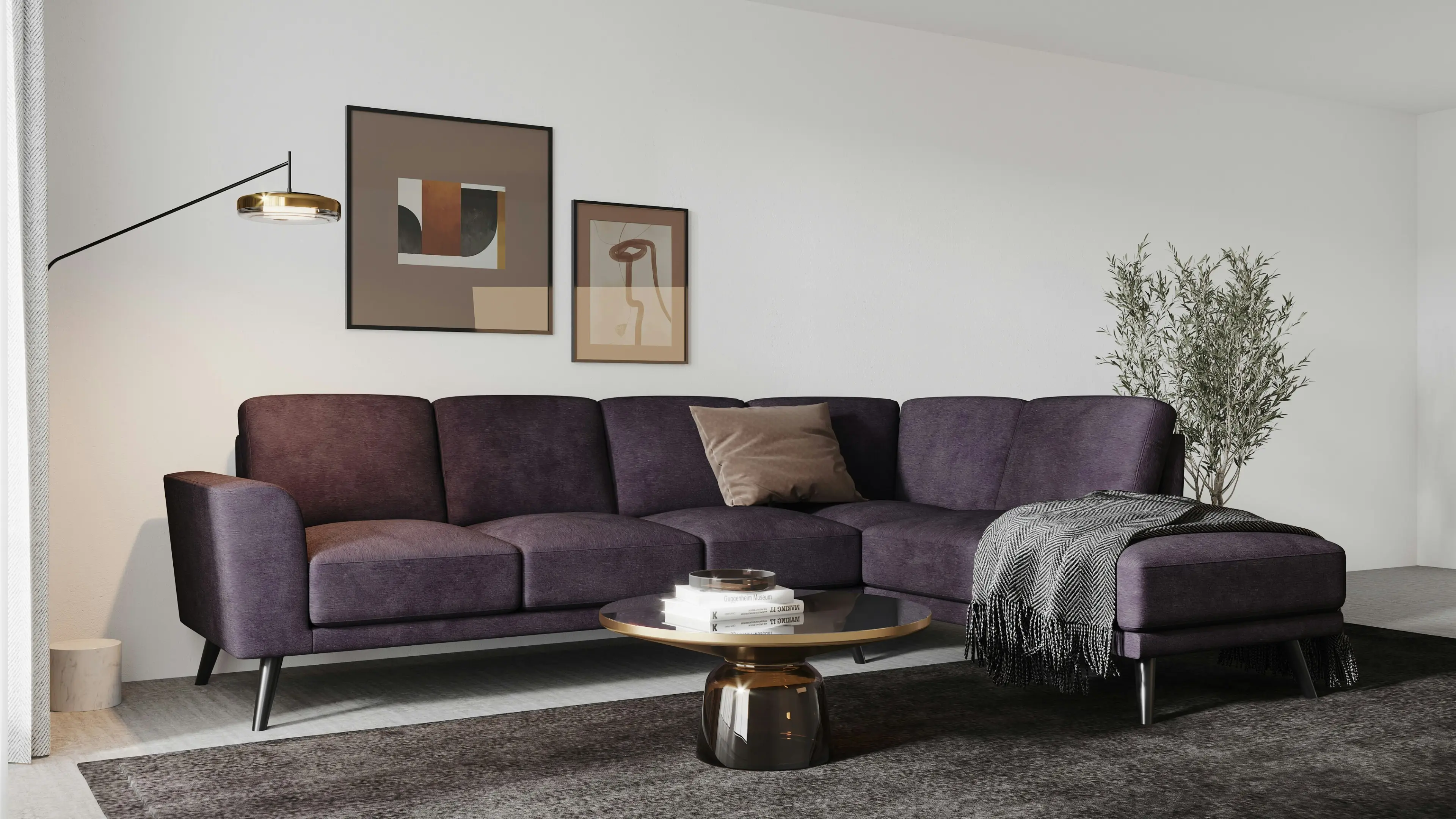 Ostro Furniture Ostro Cooper Four Seater Chaise Sofa