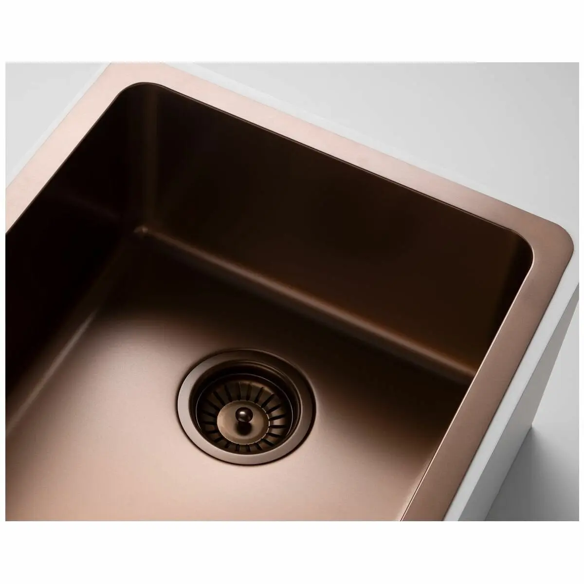 Titan Small Single Bowl Sink Rose Gold