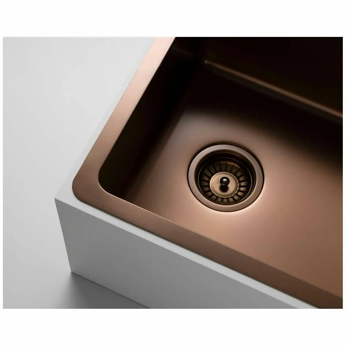 Titan Small Single Bowl Sink Rose Gold