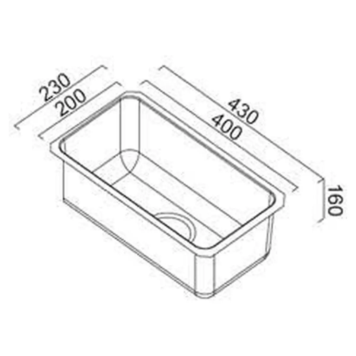 Abey Lago Single Bowl Undermount Sink