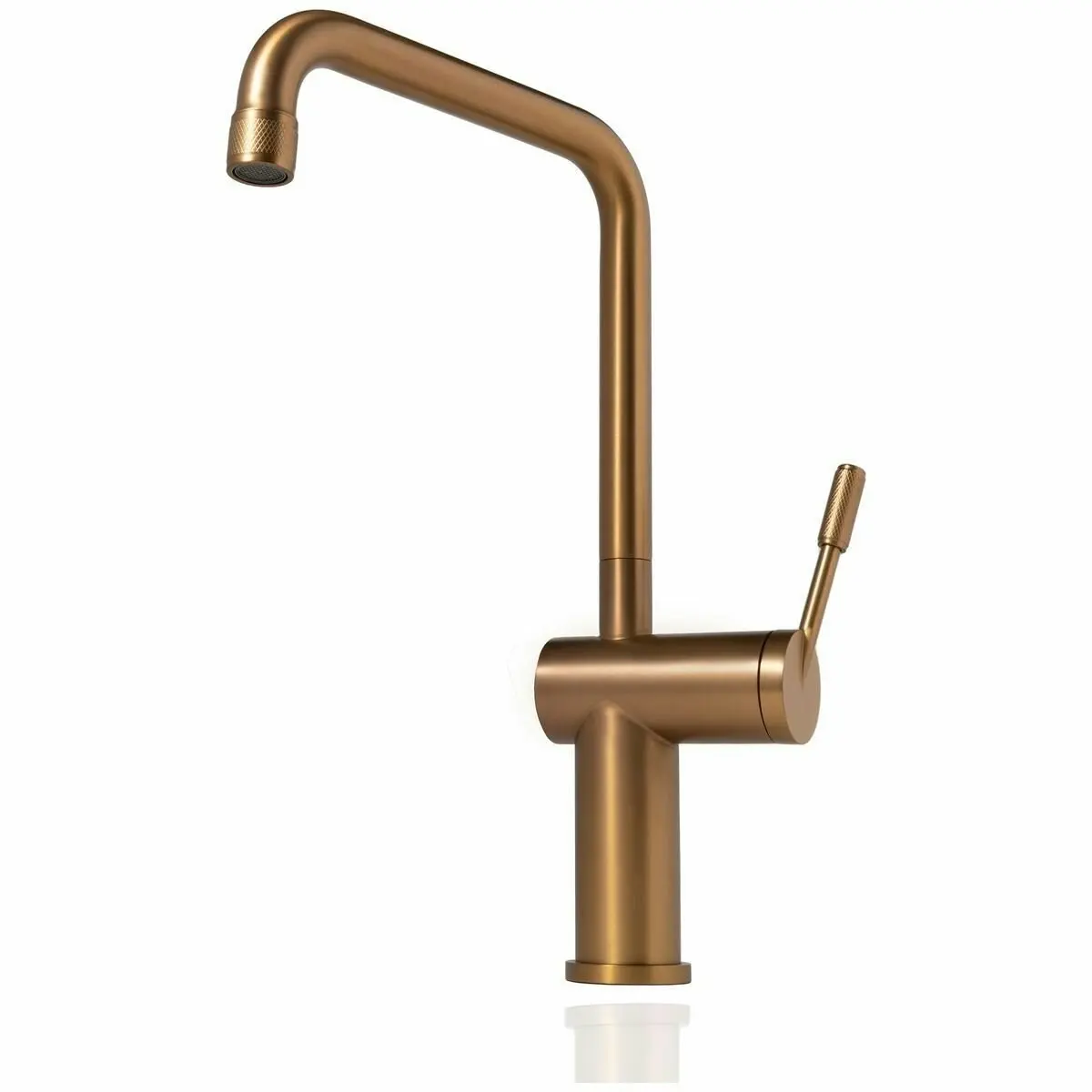 Titan Squareneck Kitchen Mixer Tap Model 1 Brass