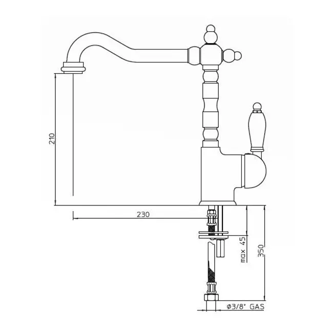 Turner Hastings Turner Hasting Clasico Single Mixer Tap