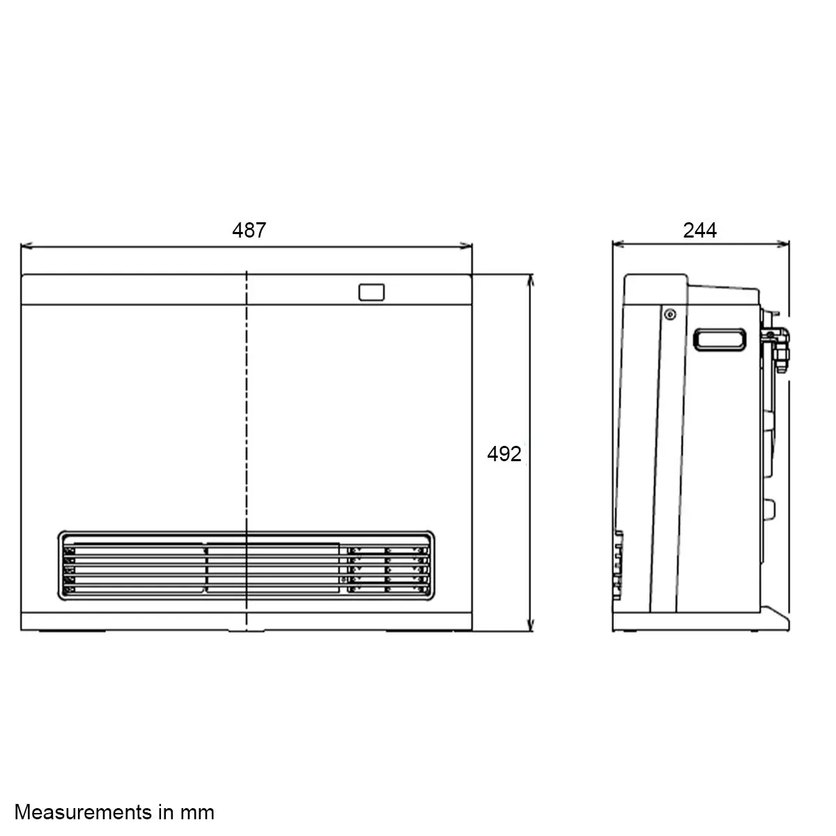 Rinnai Enduro Unflued Natural Gas Convector Heater