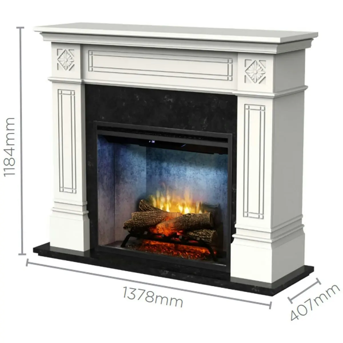 Dimplex 2kW Osbourne Mantle with 30 Inch Revillusion Firebox