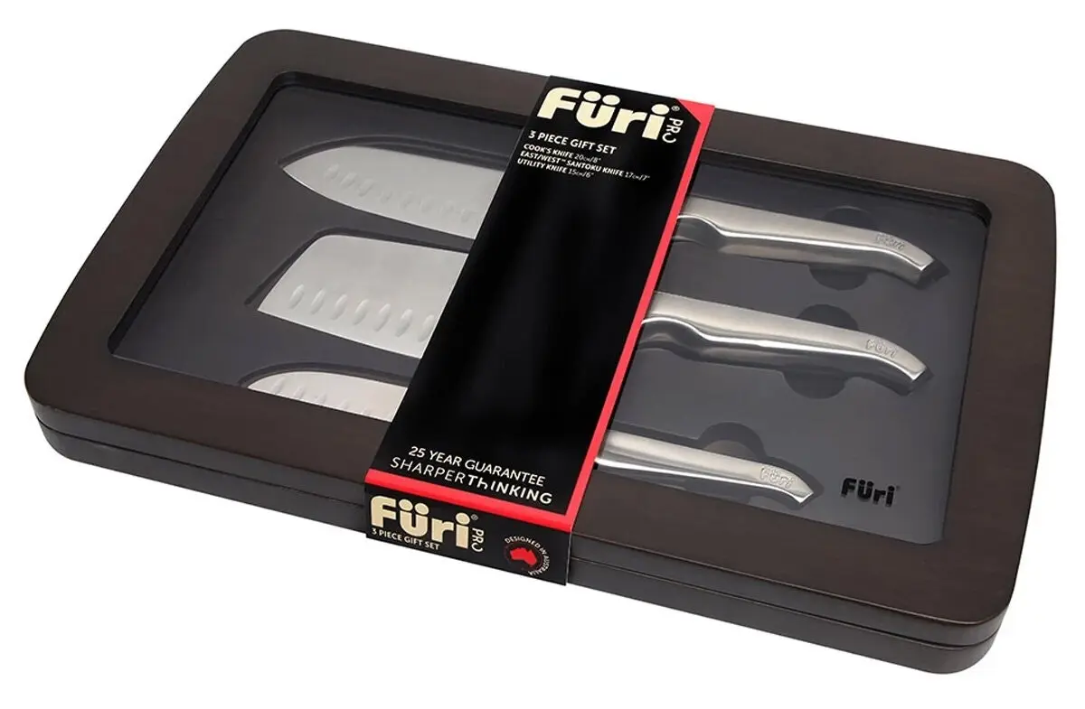 Furi Pro Asian Style 3 Piece Knife Set