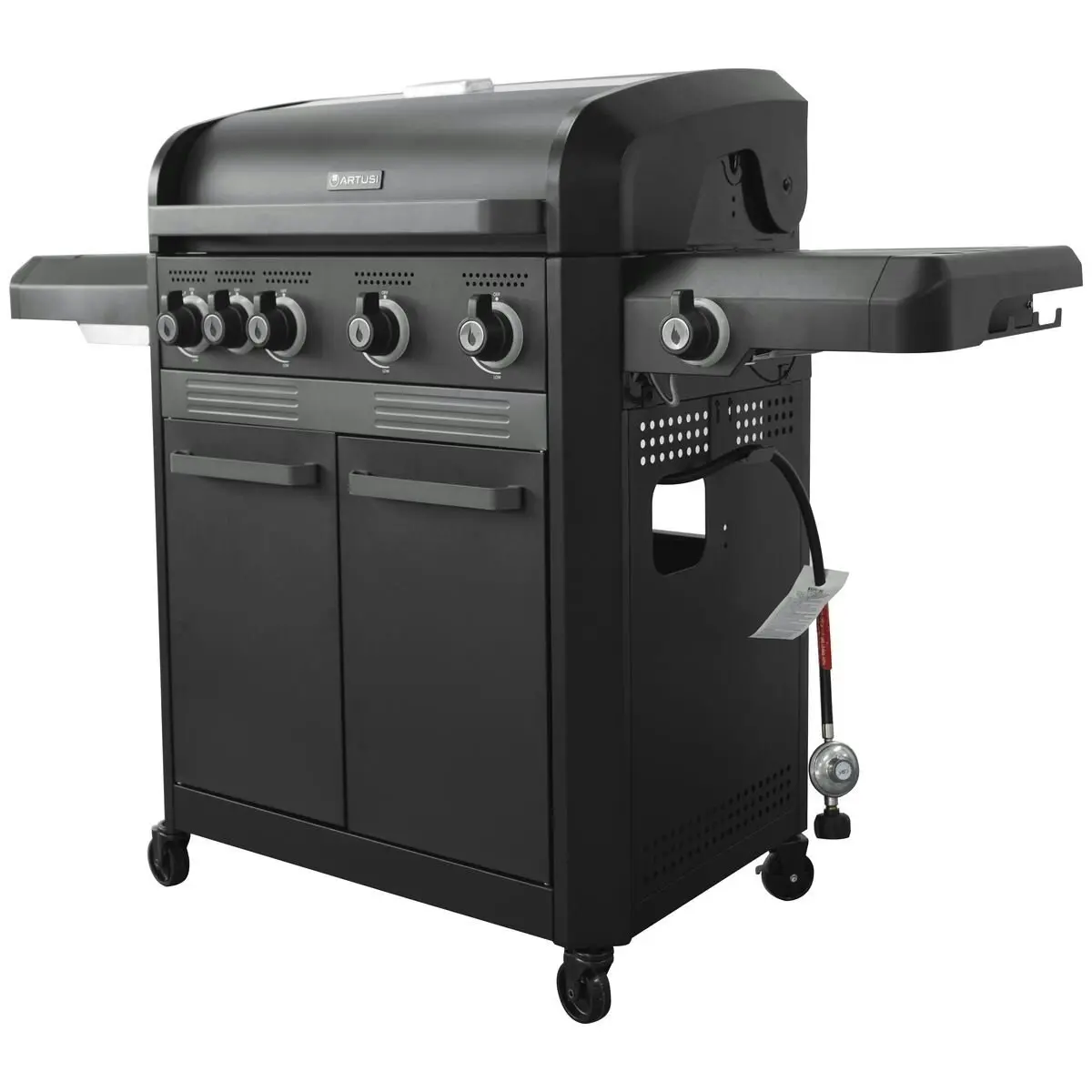 Artusi 4 Burner Chicago Freestanding BBQ with Wok