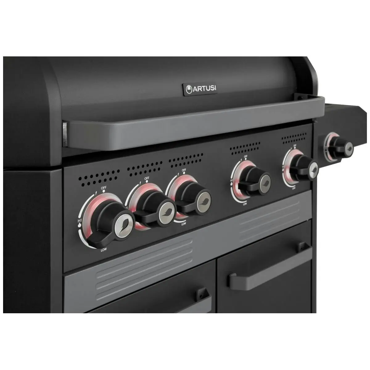 Artusi 4 Burner Chicago Freestanding BBQ with Wok