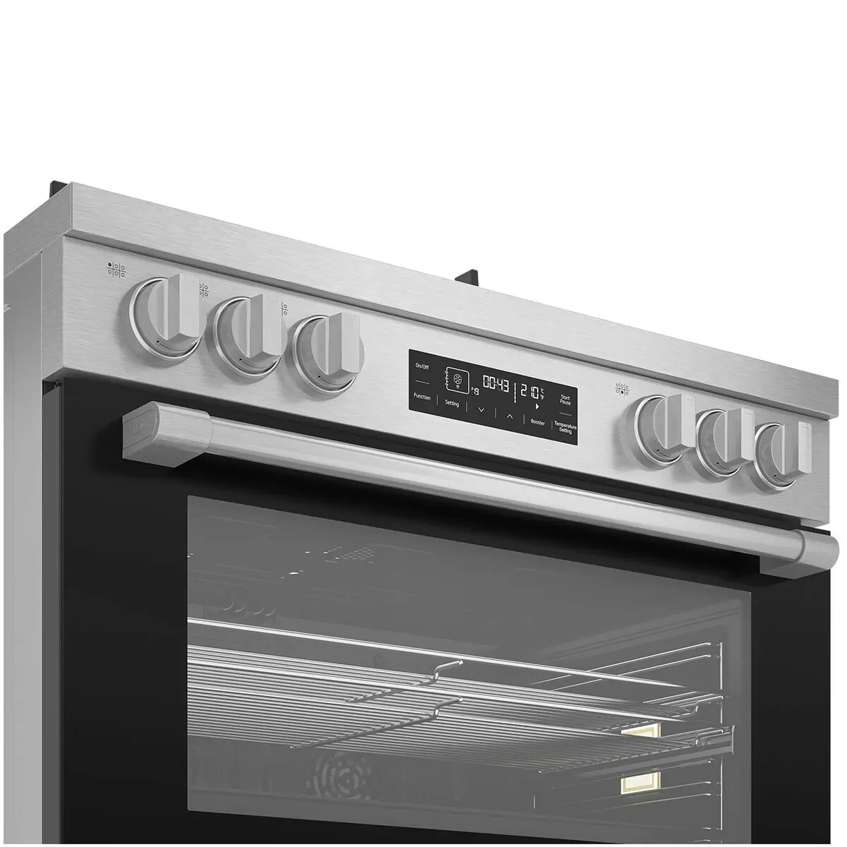 Beko 90cm Dual Fuel Freestanding Oven/Stove Stainless Steel