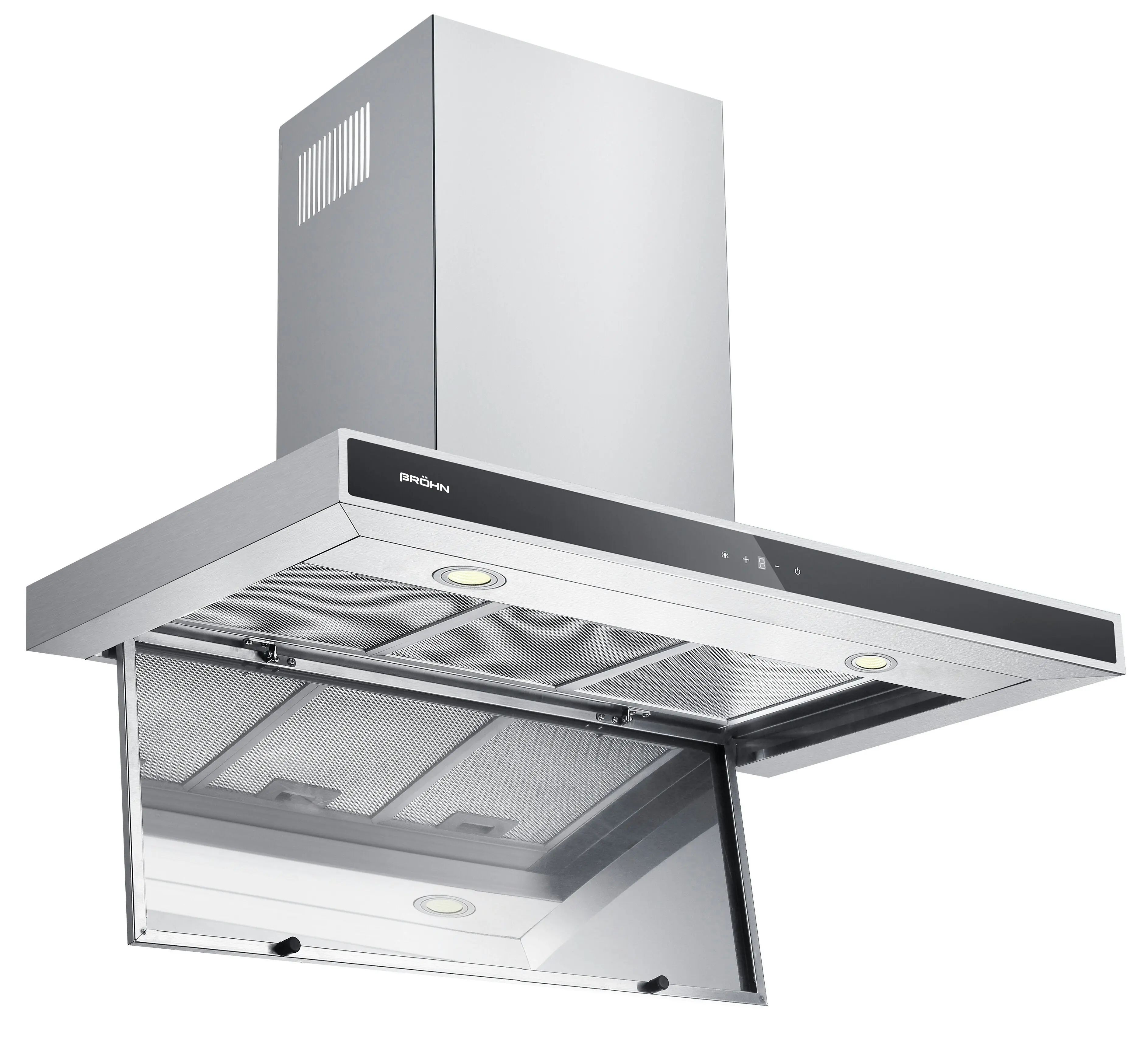 Brohn 90cm Wall Perimeter Canopy Rangehood