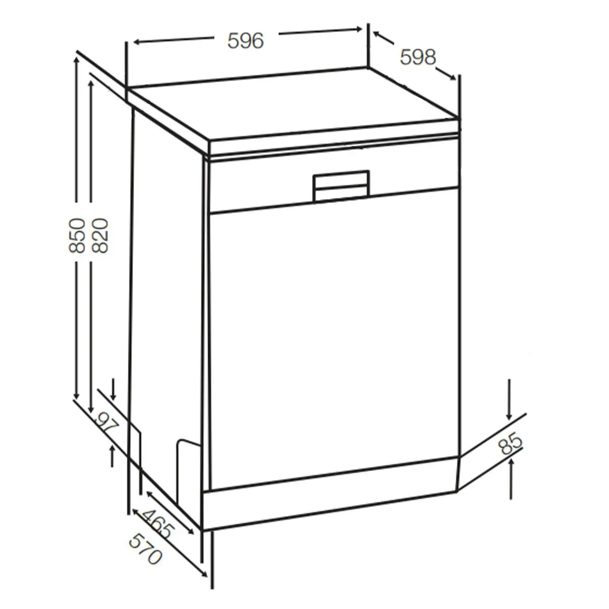 Westinghouse Freestanding Dishwasher