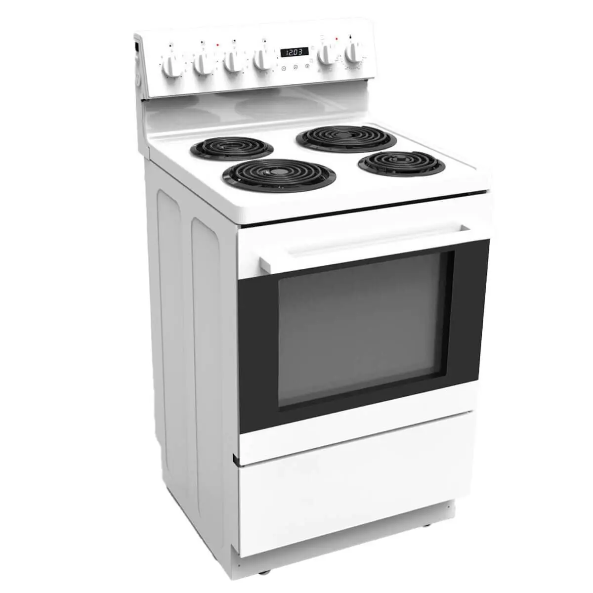 Eurotech 60cm Rear Control Freestanding Coil Cooker