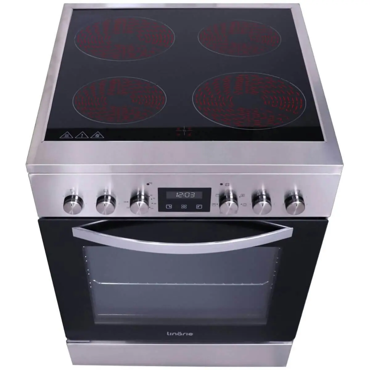 Linarie 60cm Freestanding Electric Oven with Ceramic Cooktop