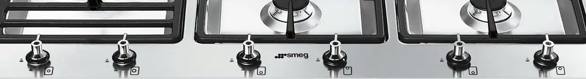 SMEG 90cm Classic Aesthetic Natural Gas Cooktop