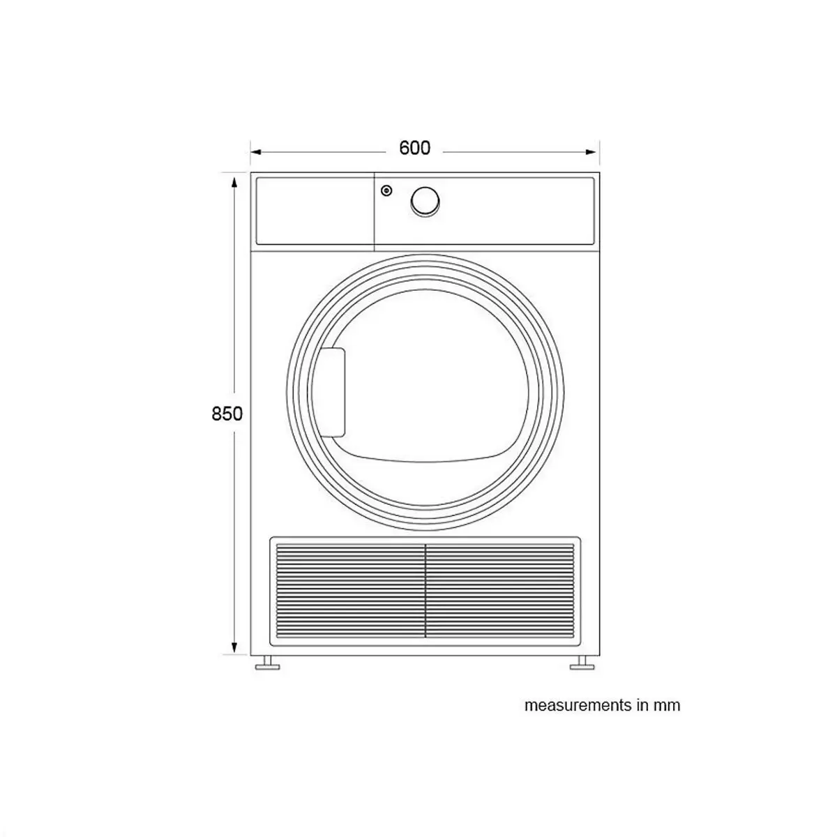 Fisher & Paykel 9kg Heat Pump Dryer White