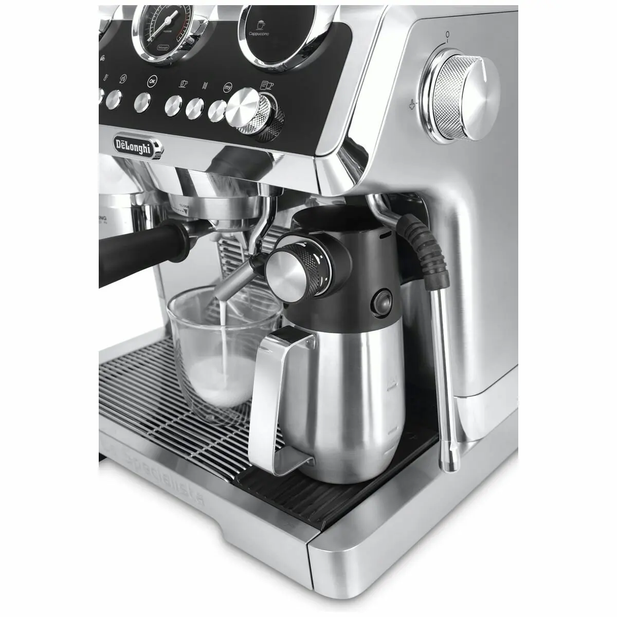 De'Longhi La Specialista Maestro Premium Manual Pump Coffee Machine Metal