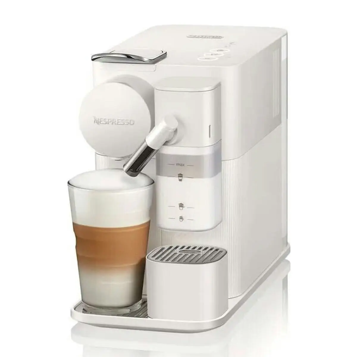 De'Longhi Distinta & Lattissima Breakfast Pack White