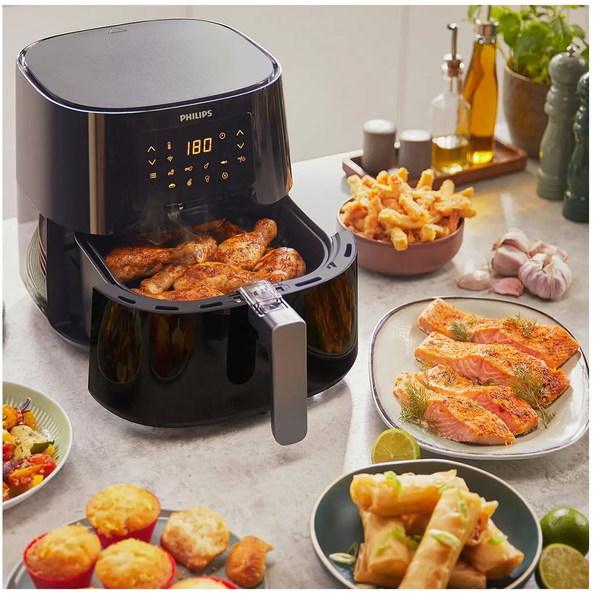 Philips Essential Connected Airfryer XL Black