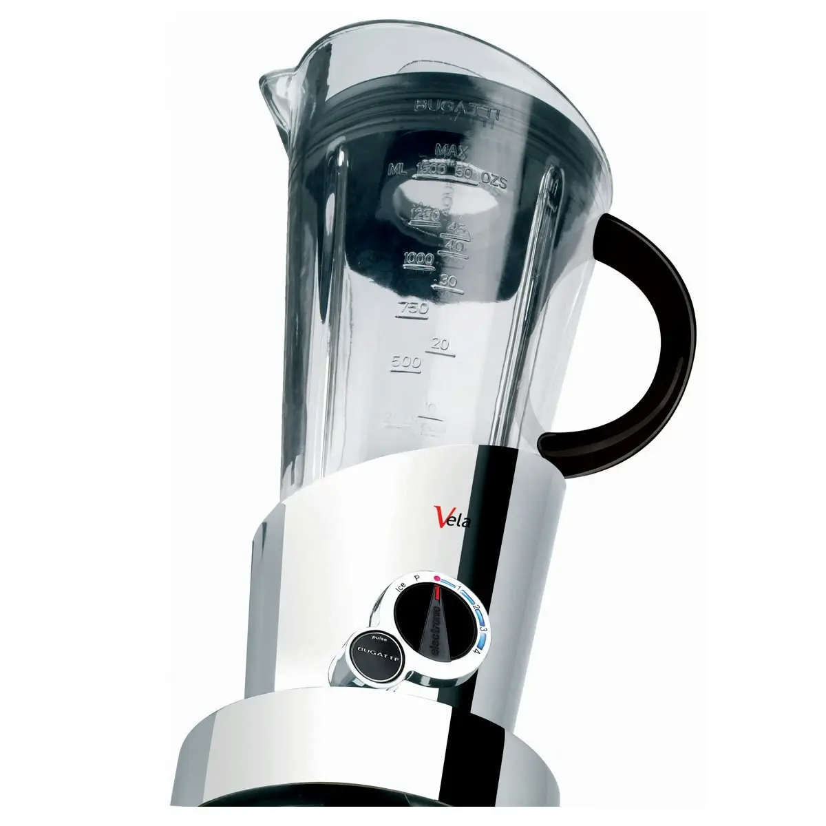 Bugatti E-Vela 600W Chrome Blender