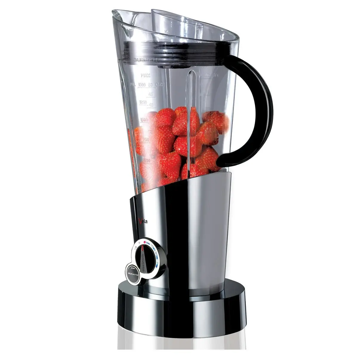 Bugatti E-Vela 600W Chrome Blender