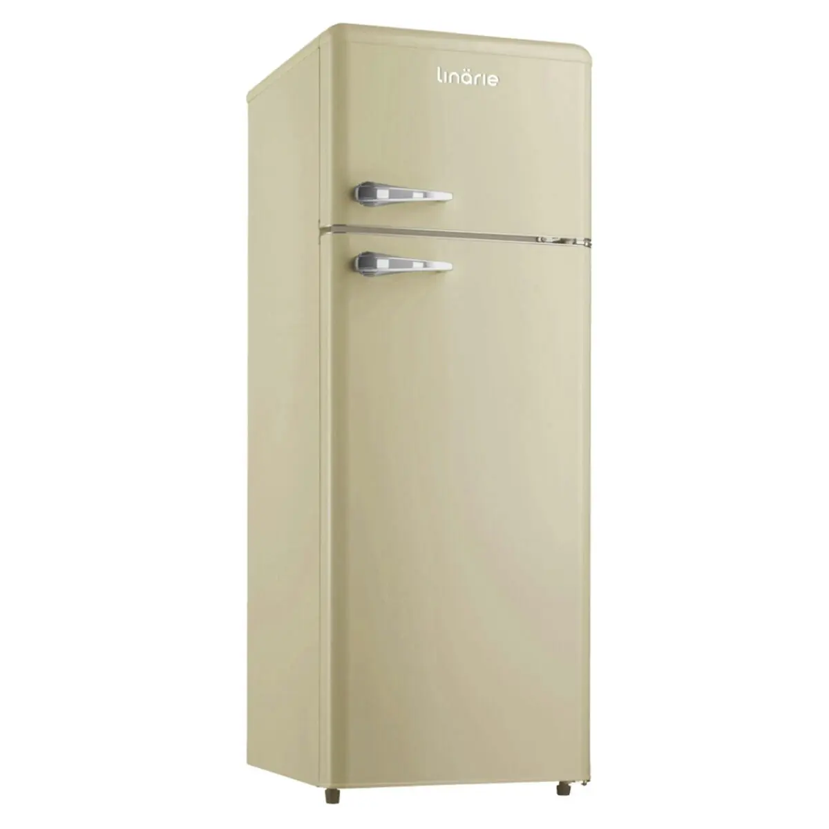 Linarie Valloire 209L Cream Retro Top Mount Fridge - Manual Defrost