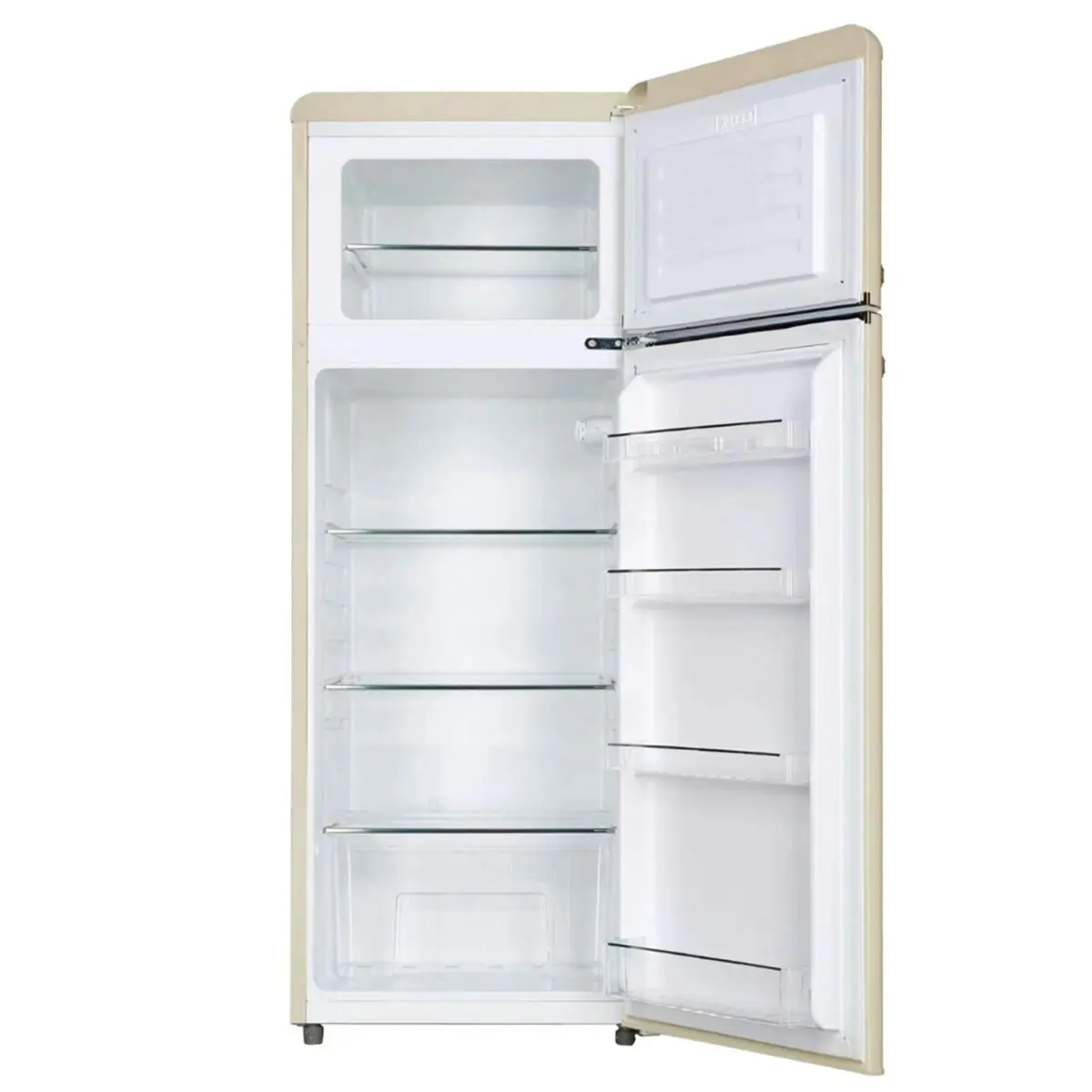 Linarie Valloire 209L Cream Retro Top Mount Fridge - Manual Defrost