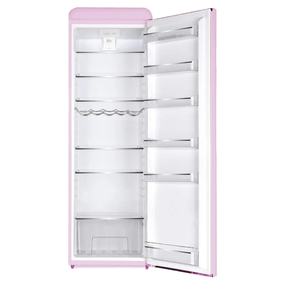 Linarie 328L Single Door Retro Larder Fridge Pink