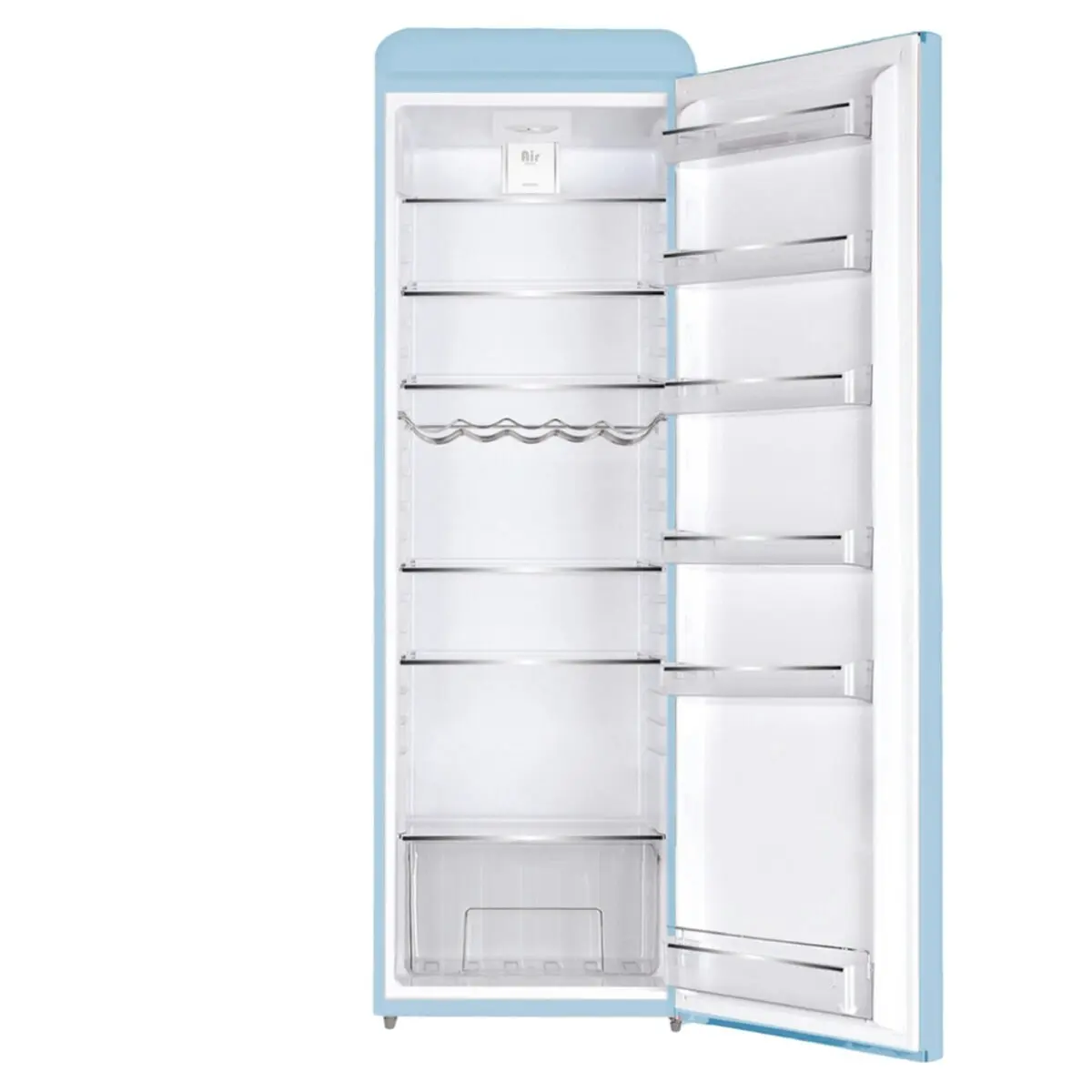 Linarie 328L Single Door Retro Larder Fridge Blue