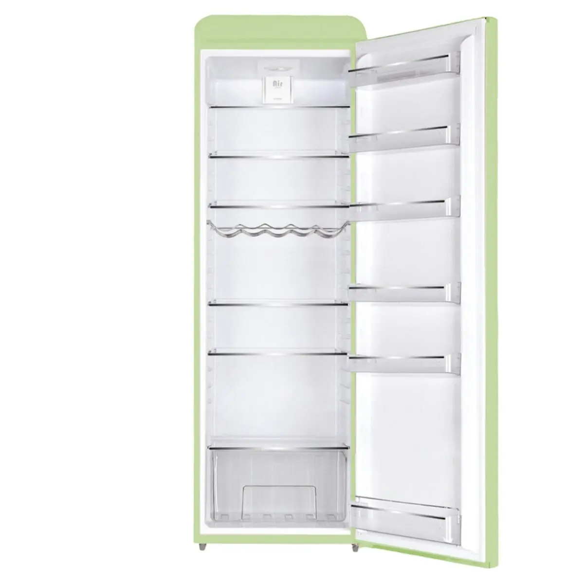 Linarie 328L Single Door Retro Larder Fridge Green