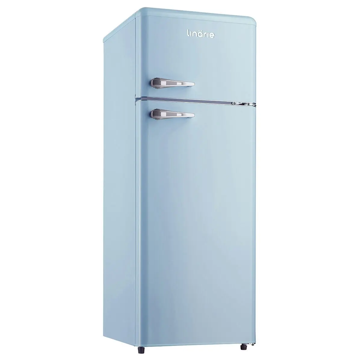 Linarie Valloire 209L Blue Retro Top Mount Fridge - Manual Defrost