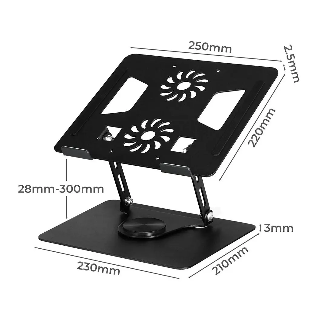 Traderight Laptop Stand Tablet Adjustable 360 Rotating Foldable Sturdy Holder