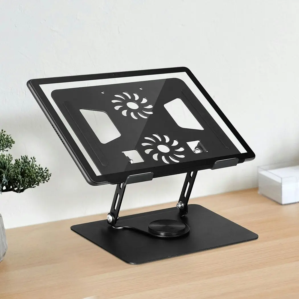 Traderight Laptop Stand Tablet Adjustable 360 Rotating Foldable Sturdy Holder