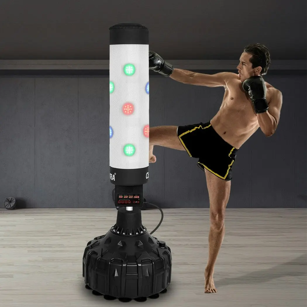 Centra Punching Boxing Bag Stand Electronic Counter Music LED Kick Gym Traning