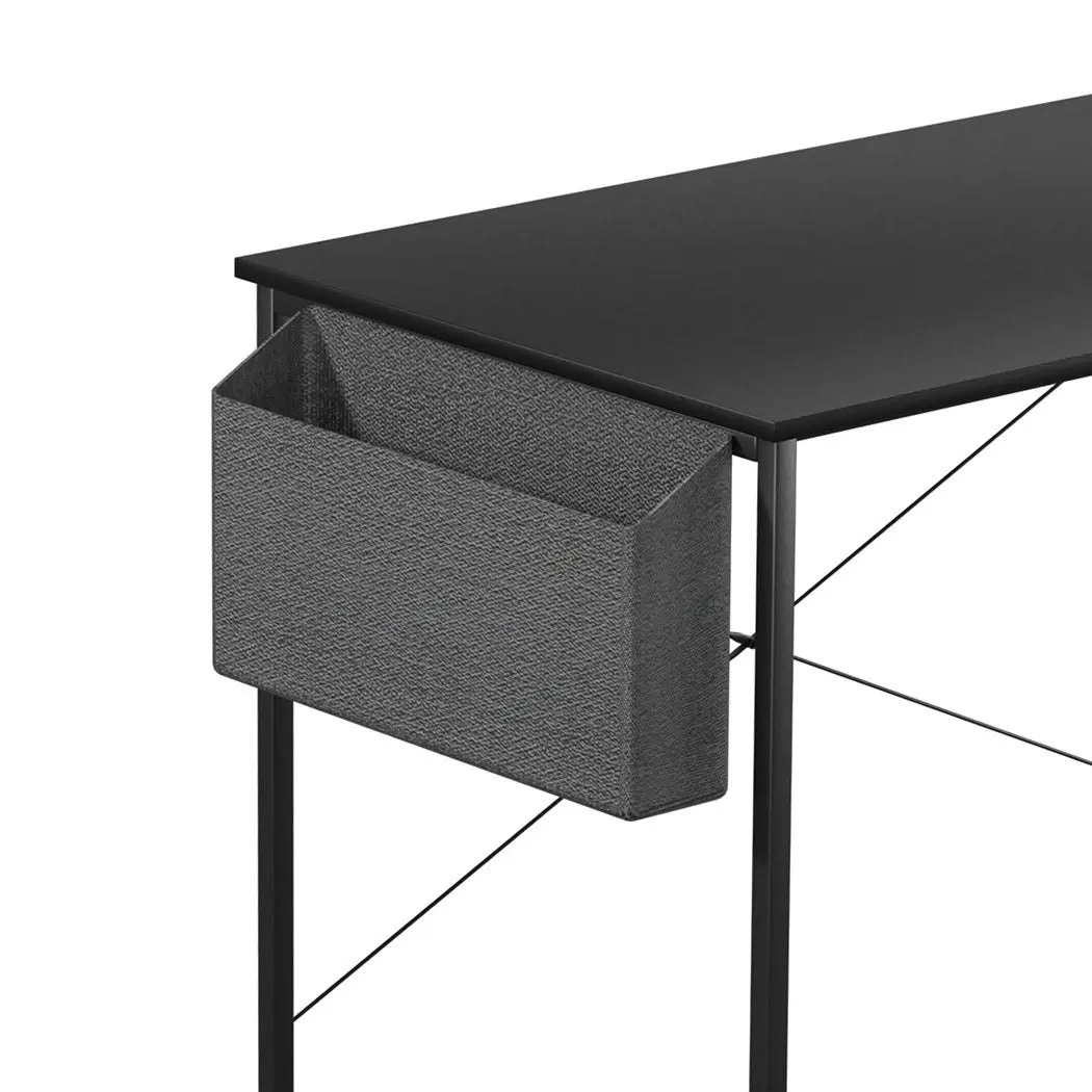 Levede L Shaped 100cm Black Computer Desk Home Office Laptop Modern Table