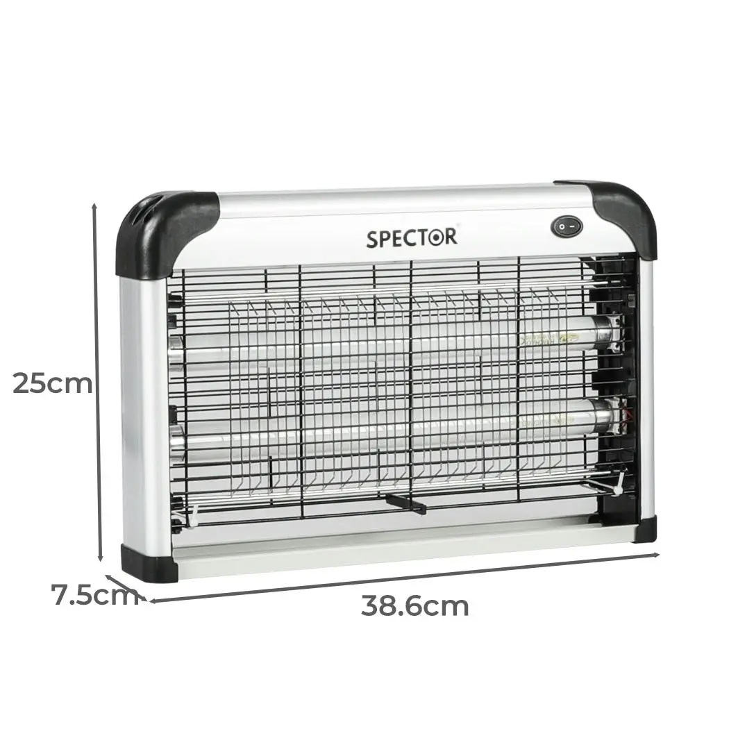 Spector Mosquito Killer 16W Pest Zapper Bug Catcher Trap Electric UV-A Aluminium