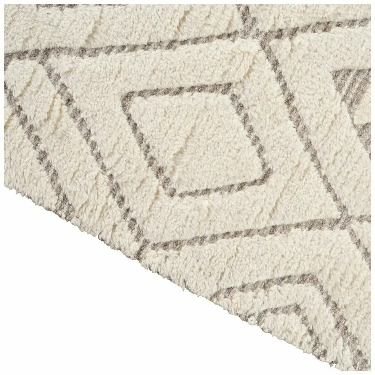 Cadrys Sahara Diamond Ivory/Taupe 160x230 Rug