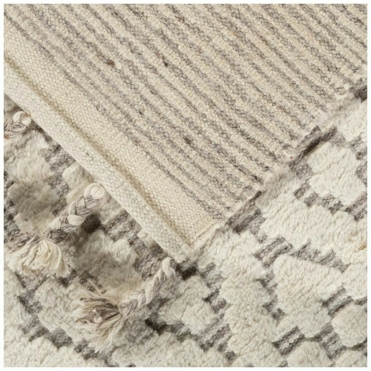 Cadrys Sahara Trellis Ivory/Taupe 160x230 Rug