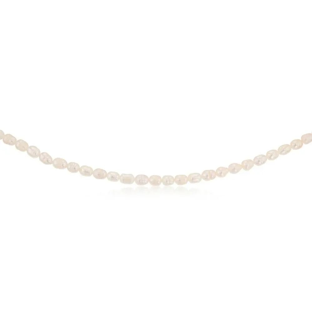 Rice Pearls 6-7mm 45cm Strand on Sterling Silver Extendable Clasp