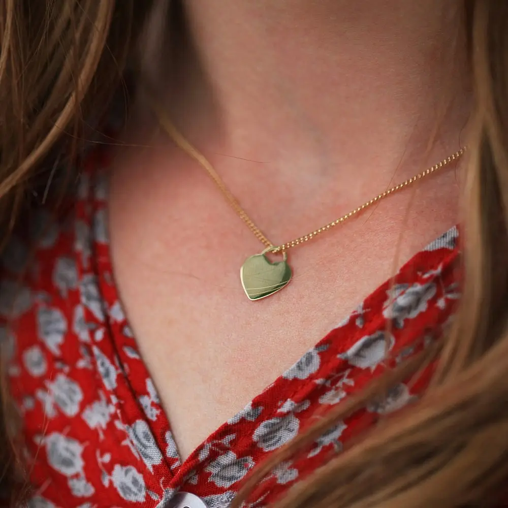 9ct Yellow Gold Heart Pendant