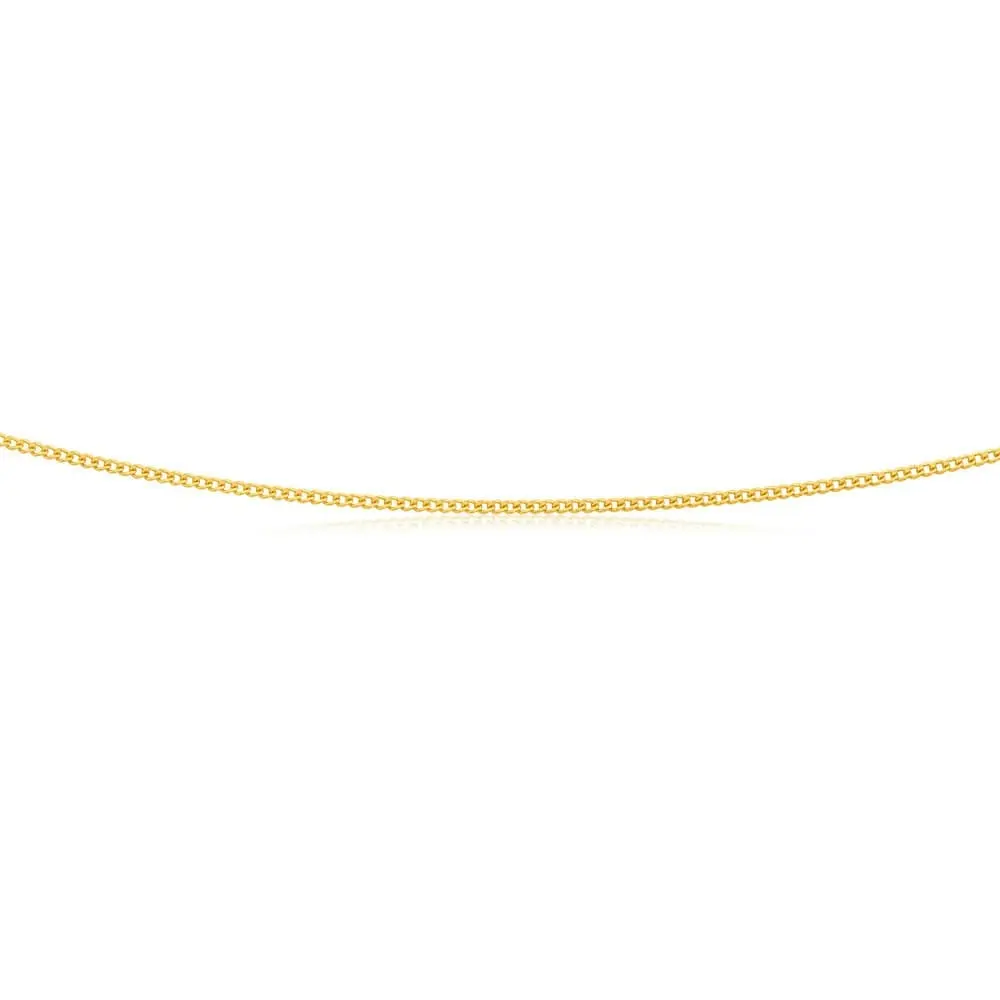 9ct Yellow Gold Curb Chain