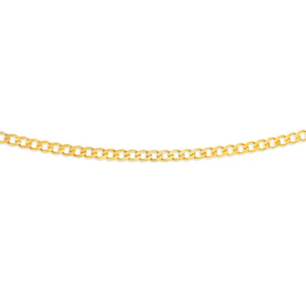 9ct Yellow Solid Gold "Noah" Curb Chain