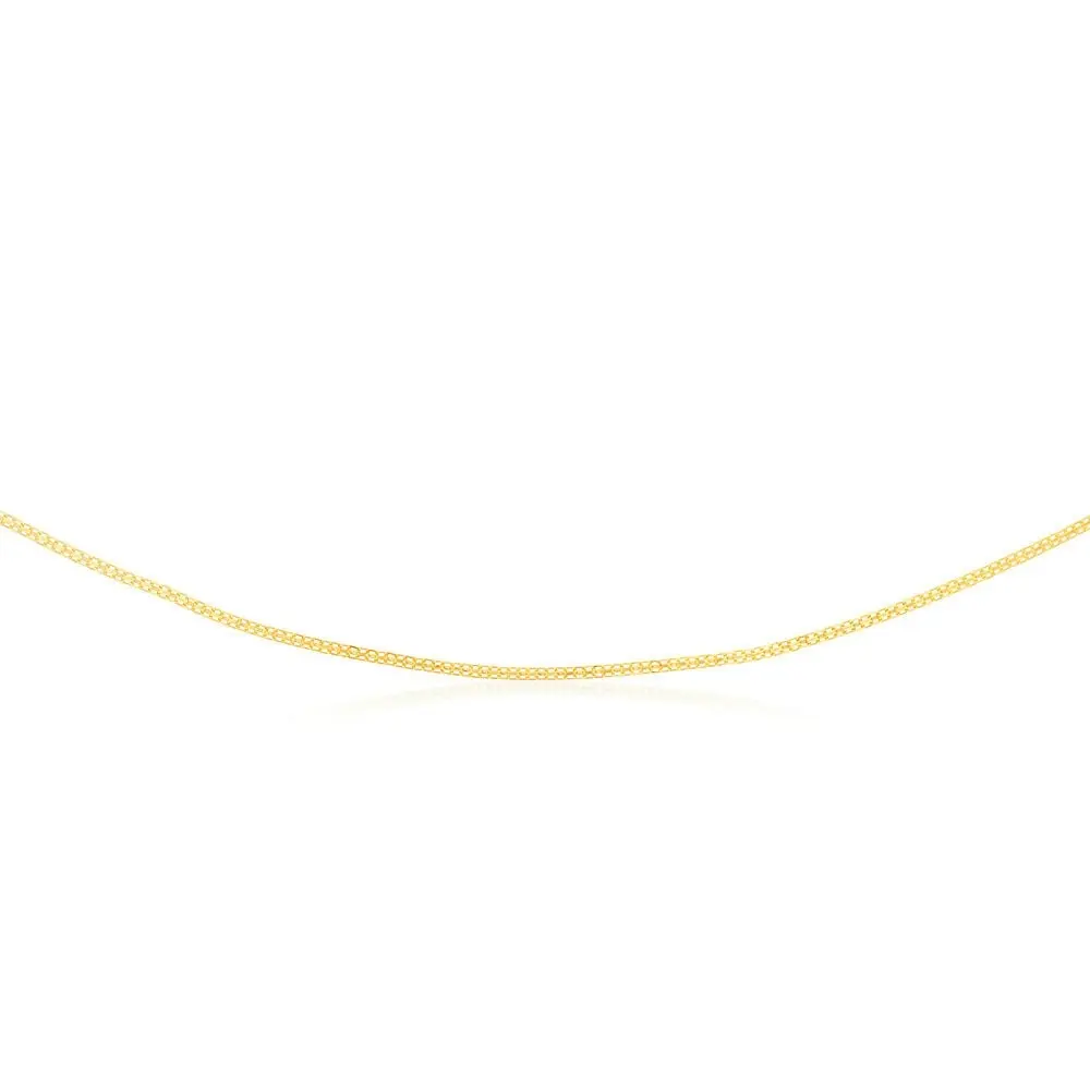 9ct Yellow Gold Fancy 45cm Chain